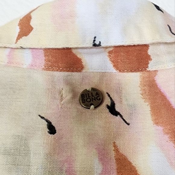 Billabong 1989 Inspired Mystic Beach Button Up Shirt L - Picture 8 of 8